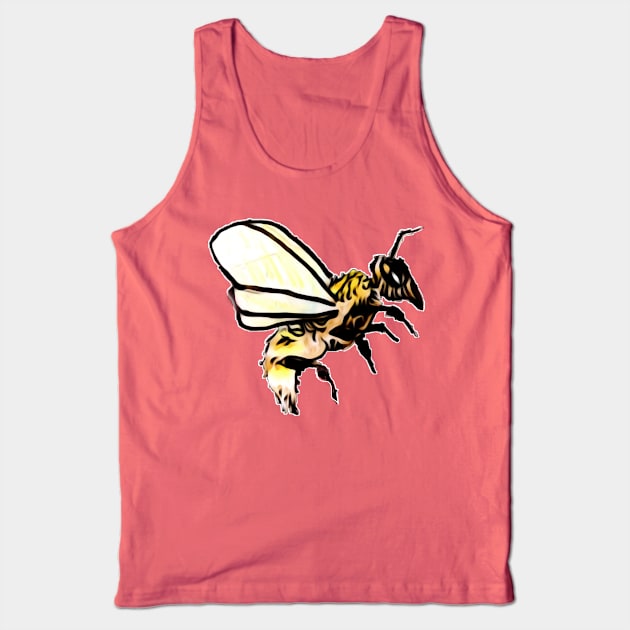 Artistic Bee Tank Top by Light Girl Design